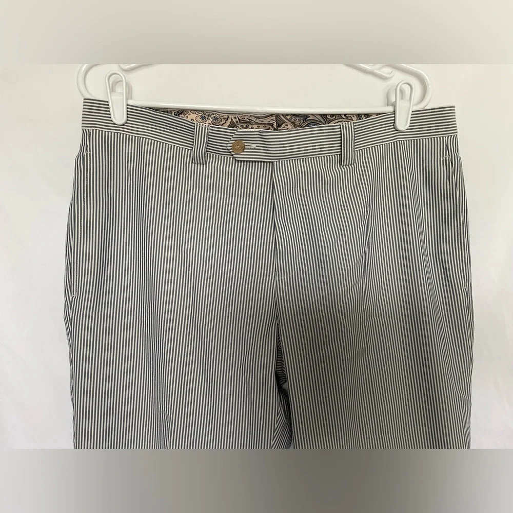 Ralph Lauren Gray Dress Pants Elegant Straight-Leg